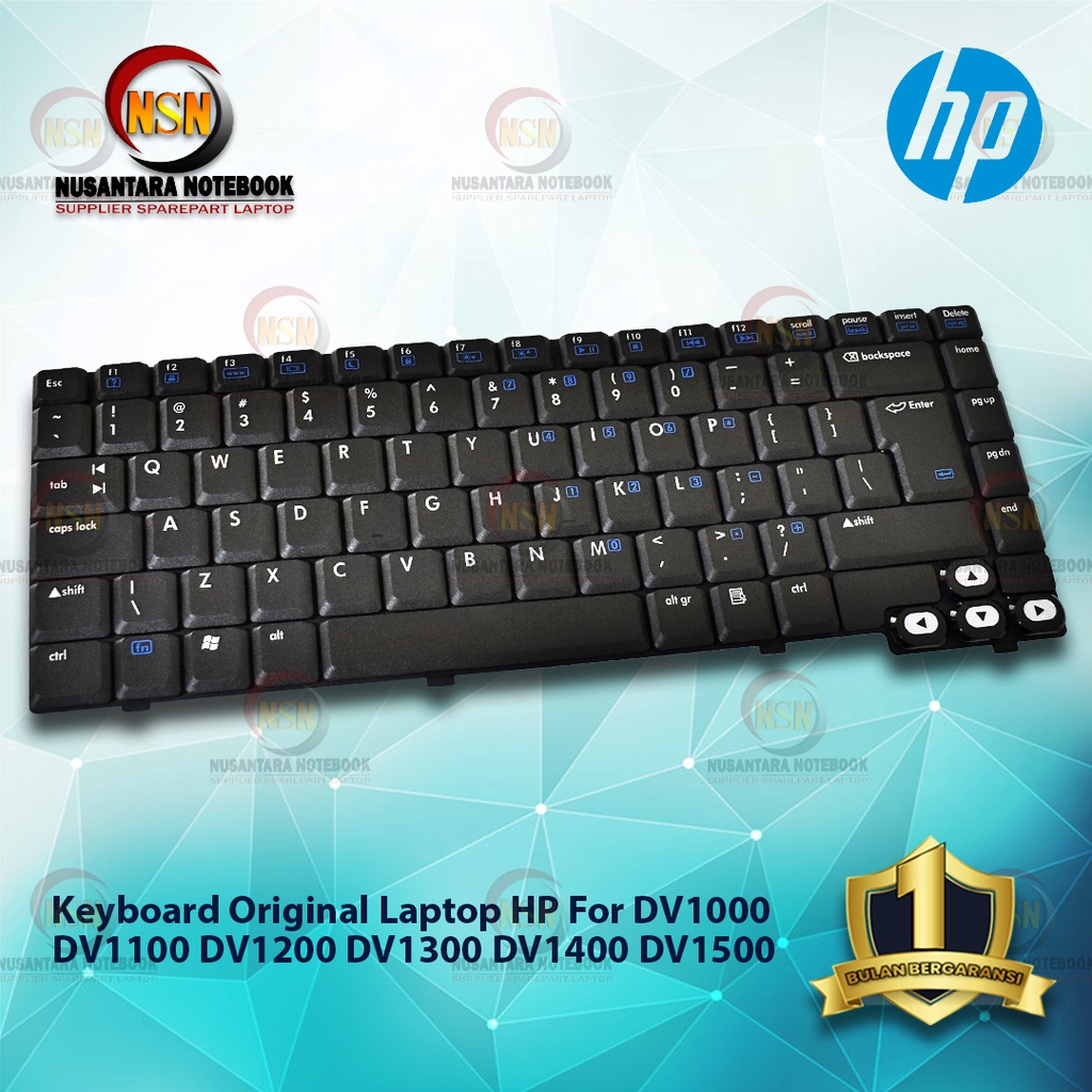 Keyboard HP Pavilion DV1000 DV1100 DV1200 DV1300 DV1400 DV1500 - Black