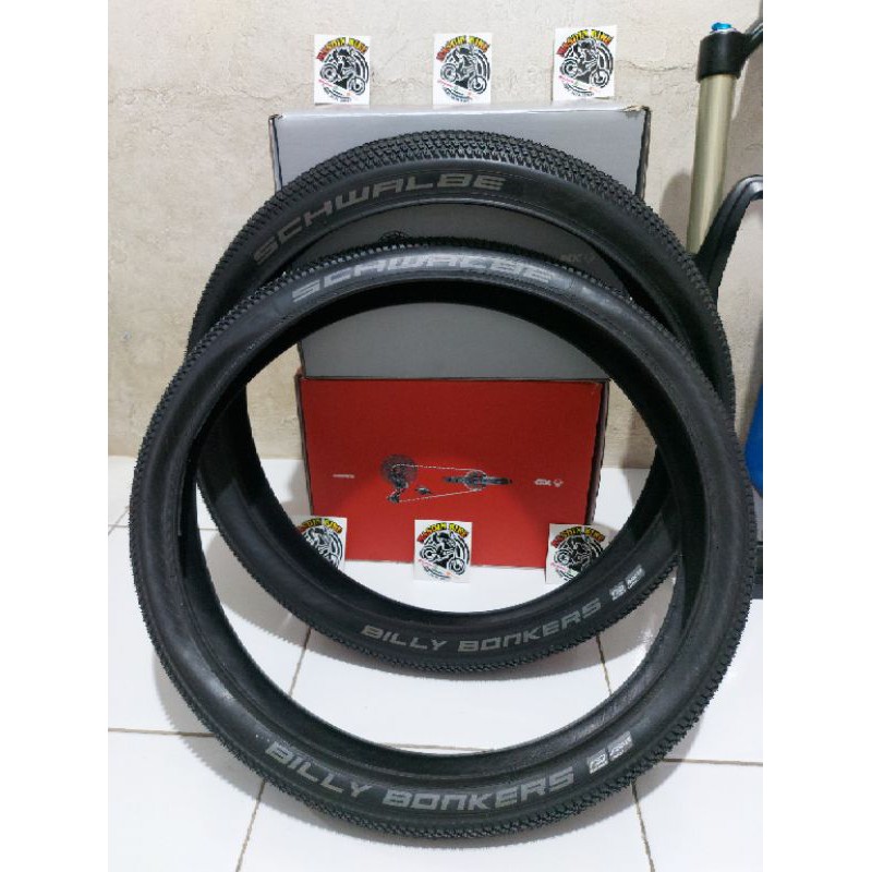 Schwalbe BILLY BONKERS 20x2.00 50 406 mirip table top ban Seli ban sepeda lipat
