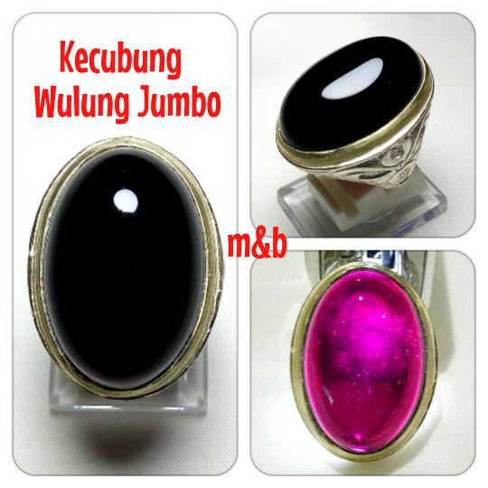 CINCIN KECUBUNG WULUNG JUMBO. HITAM TOTAL, TEMBUS UNGU JIKA DISENTER.