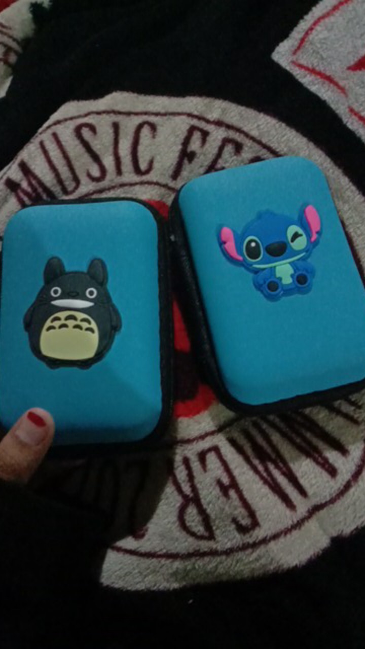 Case Organizer Traveling Kotak Penyimpanan Headset Kunci Aksesoris Serbaguna Kartun 3d Cm098