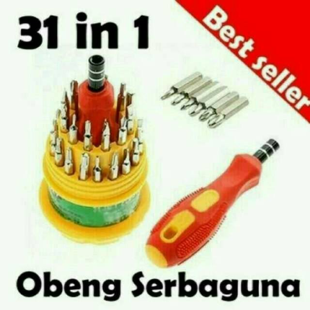 Obeng serbaguna 31 in 1