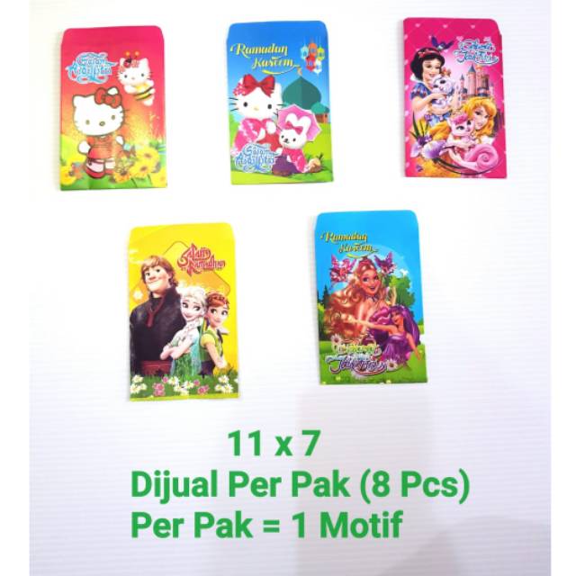 

Angpao Lebaran Amplop Idul fitri Hello Kitty Frozen