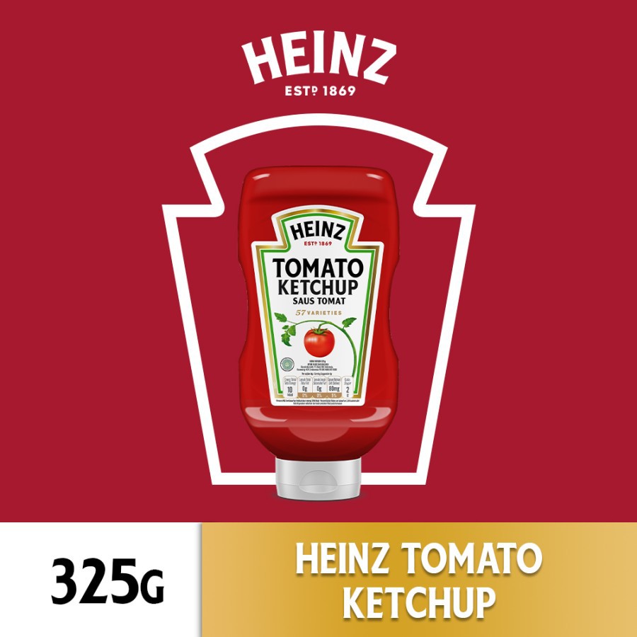 SAUS TOMAT HEINZ TOMATO KETCHUP 325GR PET