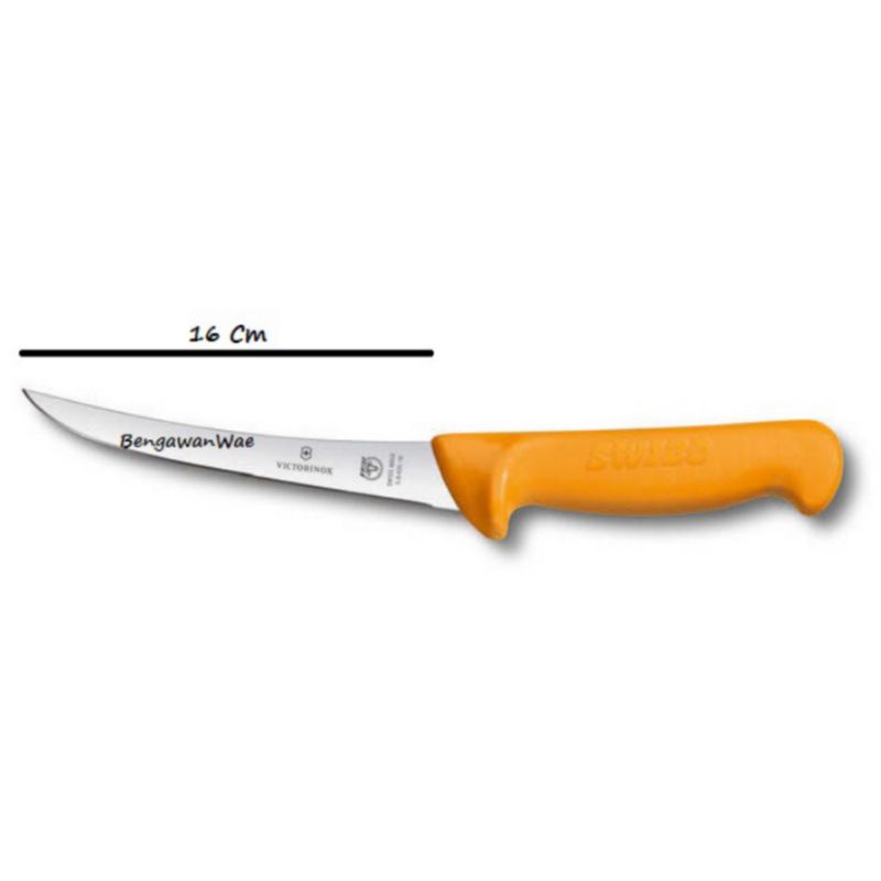 VICTORINOX SWIBO BONING KNIFE SWING [5.8405.16] YELLOW PISAU BONING SEMBELIH SWIBO Butcher Knife 5.8