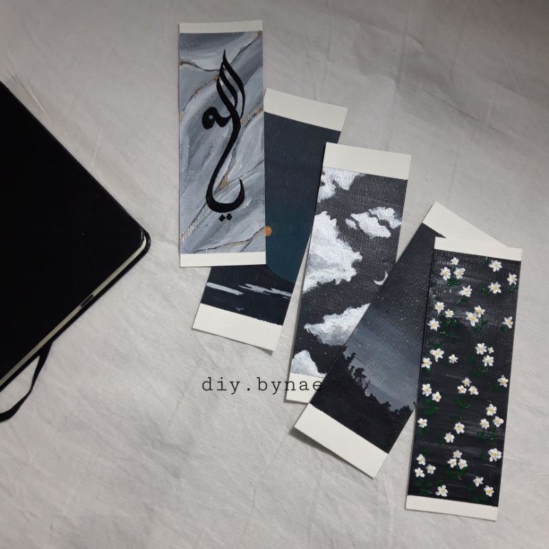 

GIFT BOOKMARK/PEMBATAS BUKU LUKIS - Black Series 01