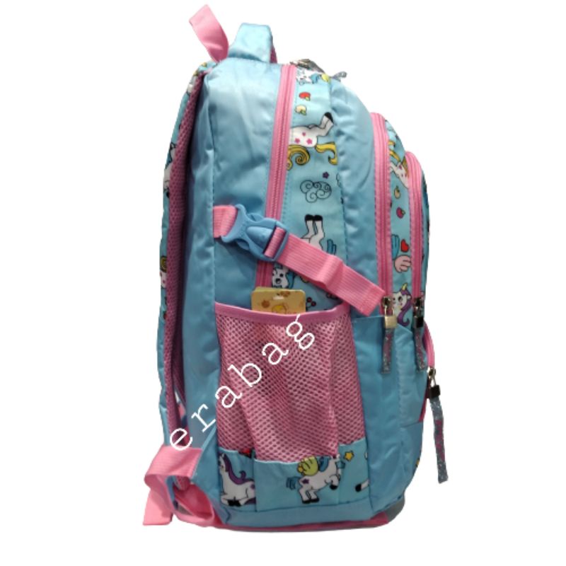 Tas Alto Silver Girl anak sekolah tas ransel kekinian Raincover  75620S1