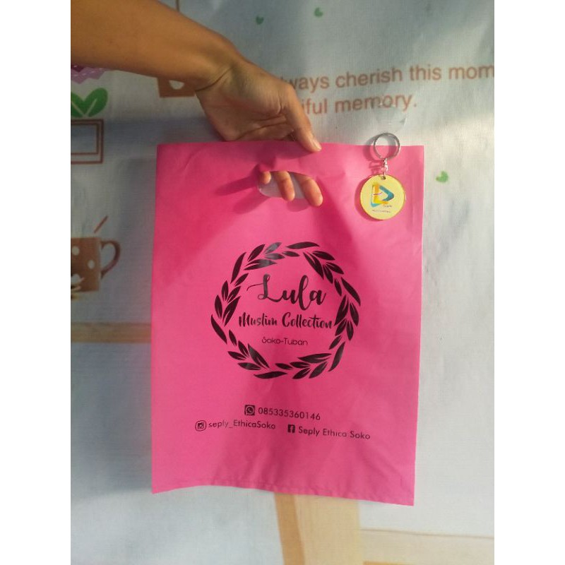 

Plastik HD plong sablon UK 30x40 shoping bag sablon