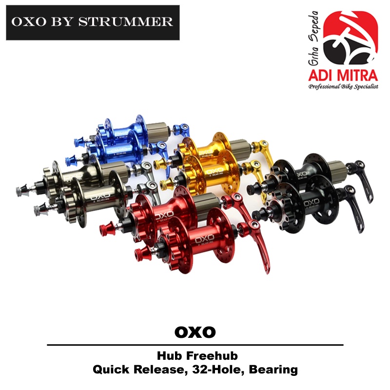 Hub Freehub OXO Bearing Quick Release 32 hole