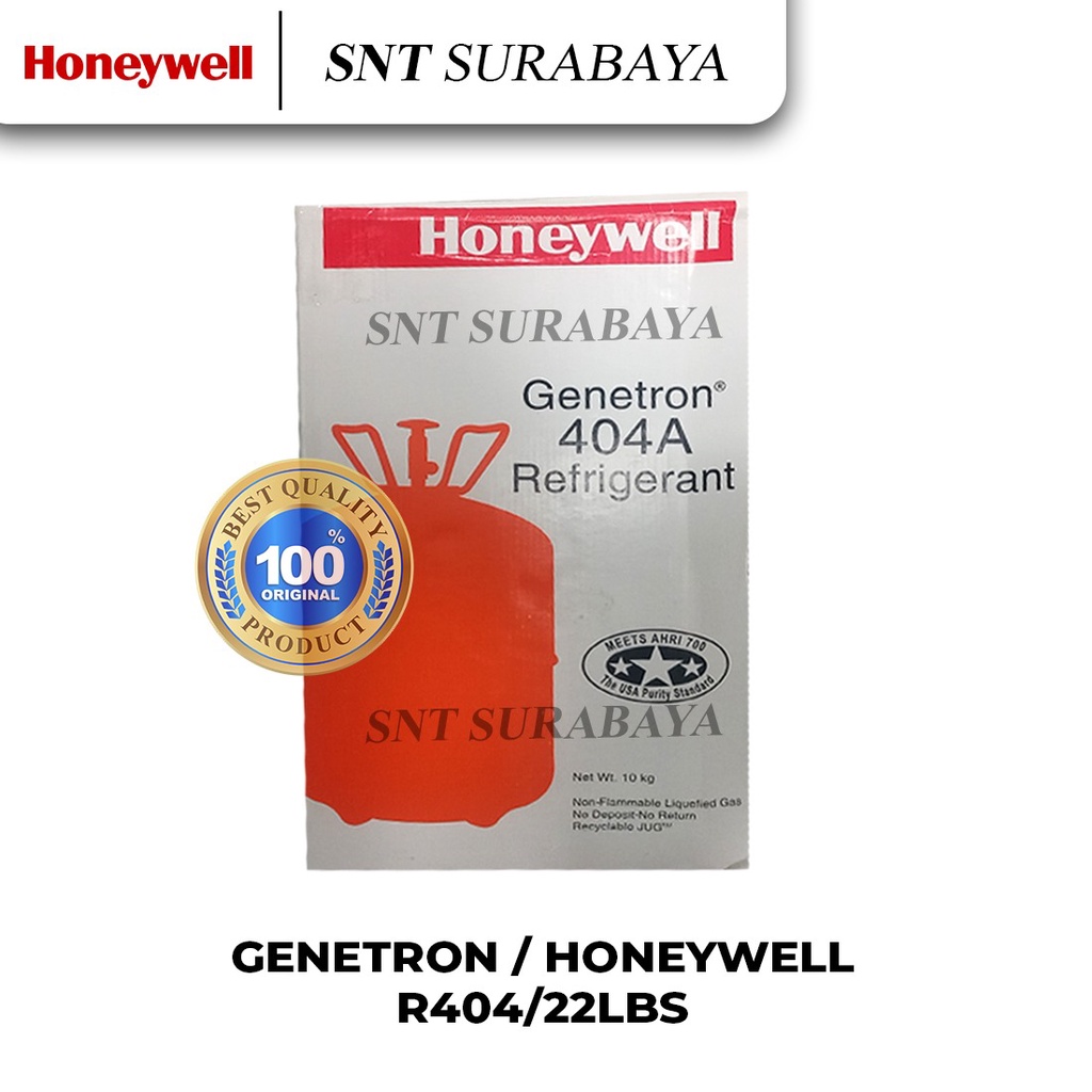 FREON HONEYWELL R404/22LBS / GENETRON HONEYWELL  / JUAL FREON HONEYWELL / FREON CHILLER / FREON FREE