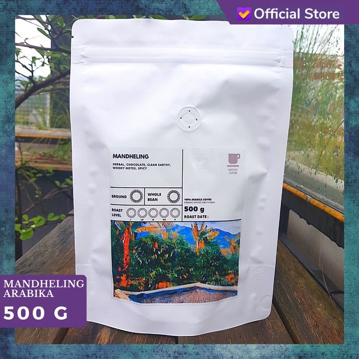 

KOPI ESPRESSO ARABIKA MANDHELING 500 GRAM | MEDIUM DARK ROAST - BIJI