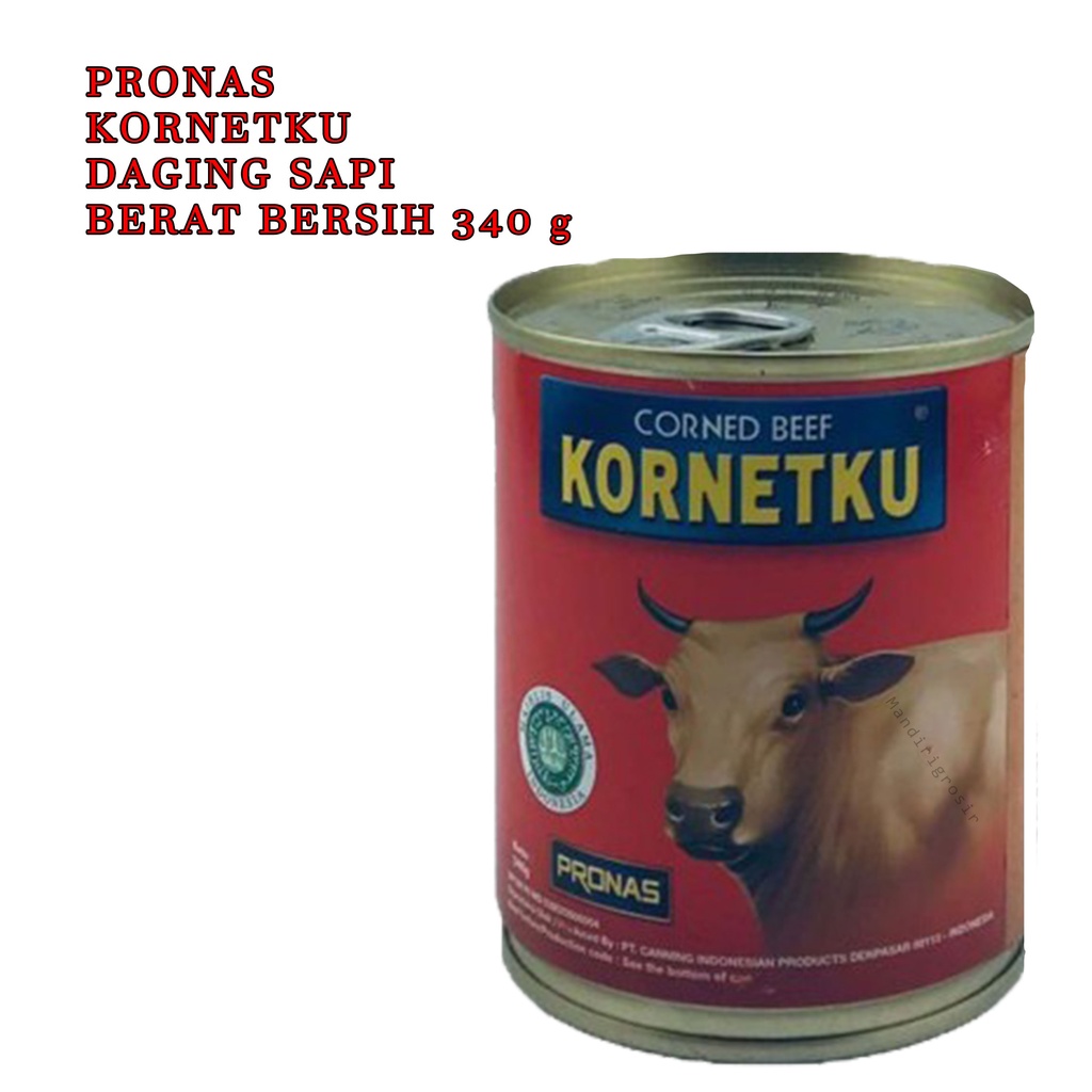 Kornet Daging Sapi * Pronas * Kornetku * 340 G