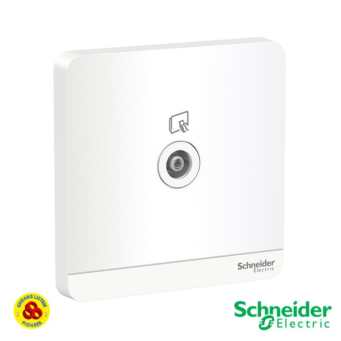 Schneider Electric AvatarOn Stop Kontak TV Outlet 1 Gang White WE