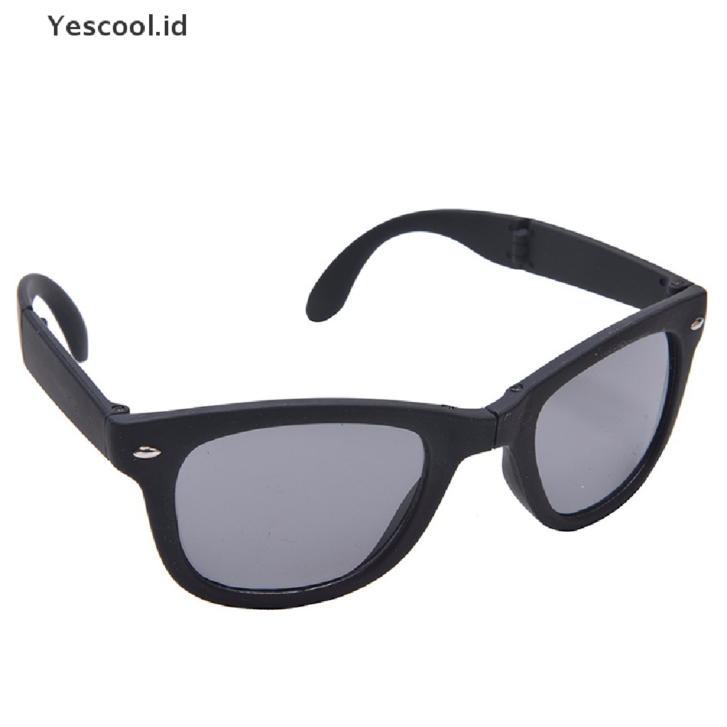 【Yescool】 Retro Men Women Folding Sunglasses Eyewear Sports UV Protection Sun Glasses .