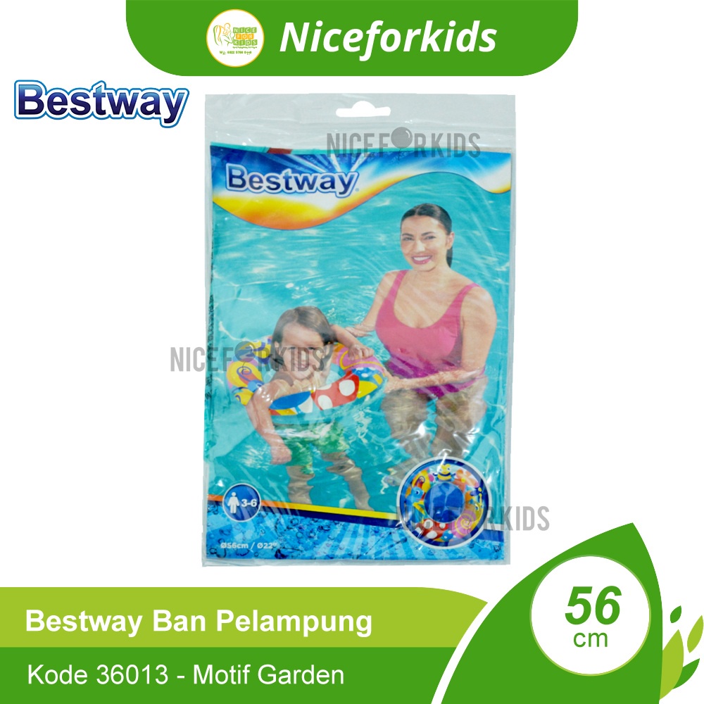 Bestway 36013 Ban Pelampung Renang Anak Ukuran 56cm Usia 3-6 th / Ban Renang Bulat