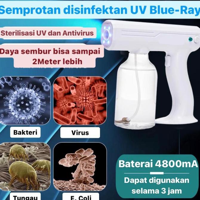 Nano Spray Gun Disinfektan Healthy Lifestyle 800ml Wireless