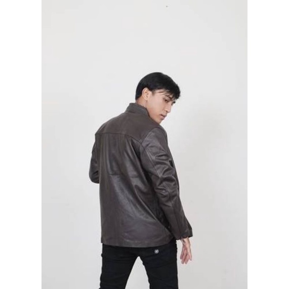jaket kulit kambing asli