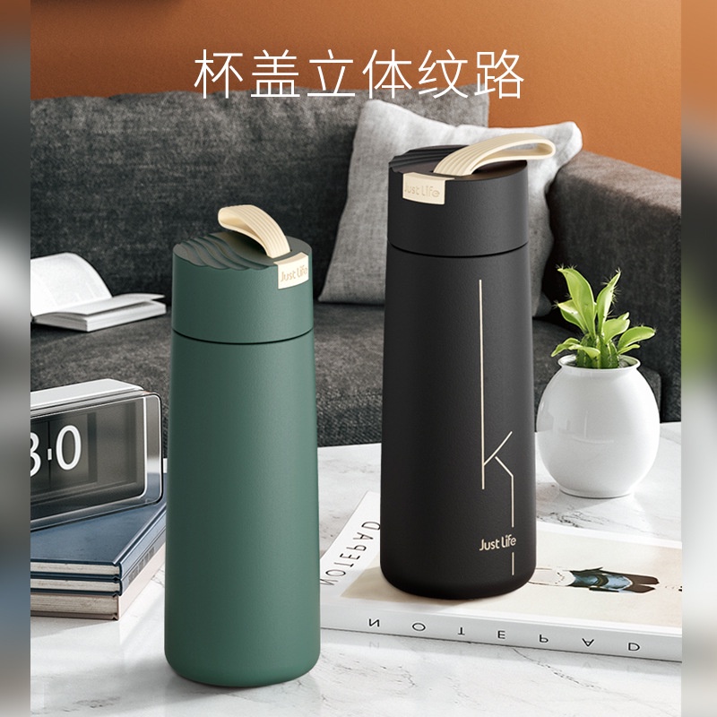 JL Botol Minum Gelas Termos Air Panas Kopi Es Teh Susu Thermos Mini Tumbler Lucu Anak Dewasa Aestethic Vacuum Flask Cute Gift Bottle Mug Stainless Steel - 350ml