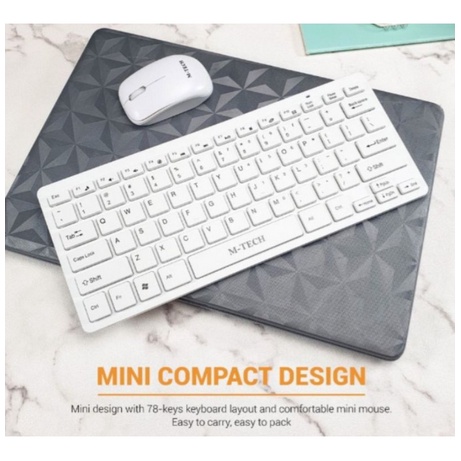 ITSTORE Keyboard Wireless Mini Slim M TECH STK 03/Keyboard Wireless Combo Mini STK-03 STK03