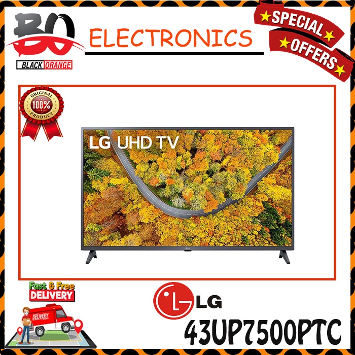 LG TV 43UP7500PTC 43 INCH SMART TV 4K UHD 43UP7500 43UP750 43UP75