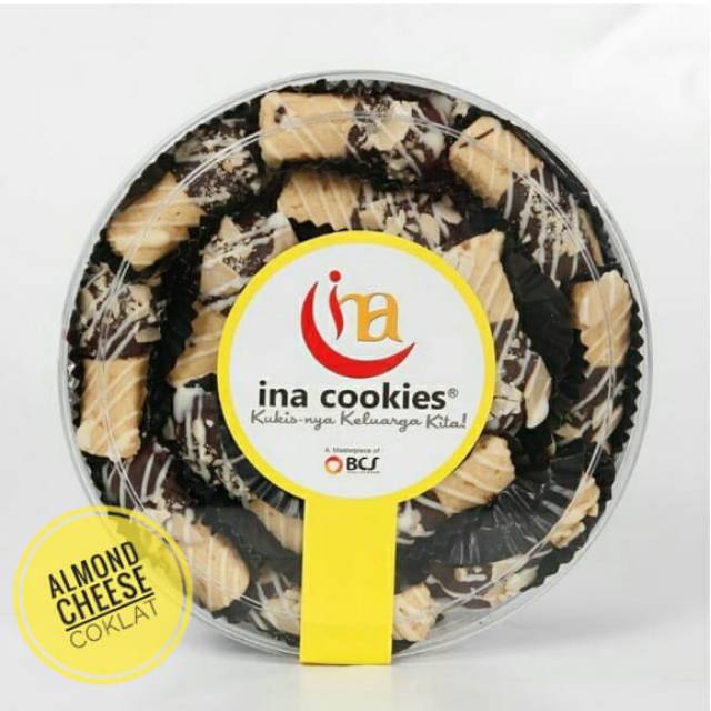 

INA COOKIES - ALIA - ALMOND CHEESE COKLAT