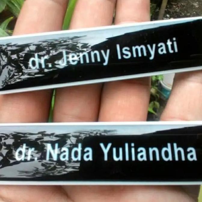 

BAYAR COD Nama dada / Name tag dengan Pin Korpri PNS HEMAT Kode 344