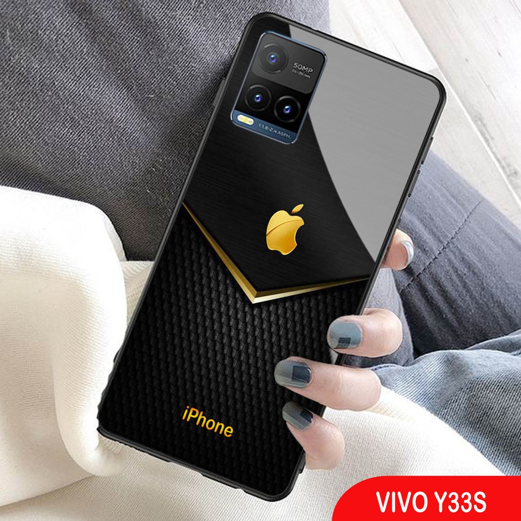 [H02] SoftCase Kaca VIVO Y33S, SOFTCASE GLESS VIVO Y33S,CASE HP VIVO Y33S,CASE KEREN VIVO Y33S