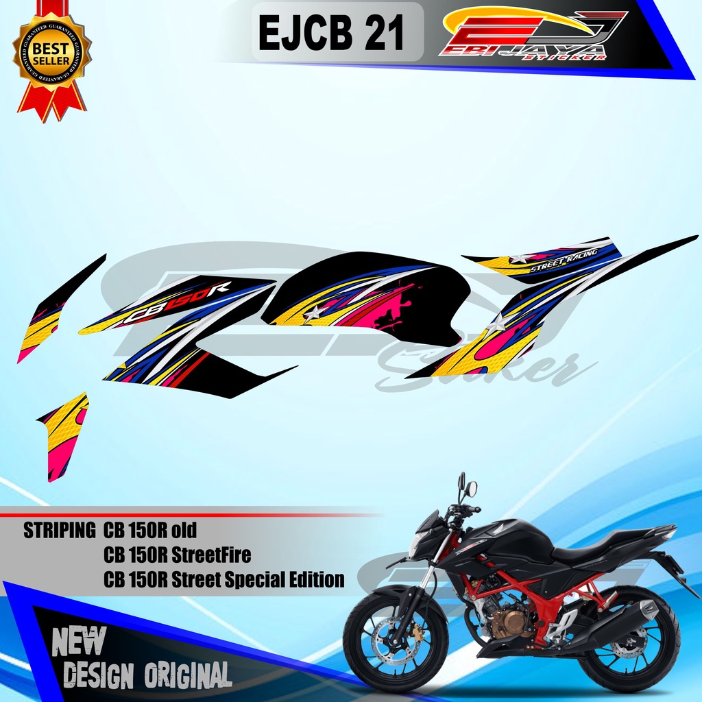 STRIPING CB 150 R STREETFIRE TERUPDATE / STIKER MOTOR CB 150 R OLD / STRIPING CB 150 R SPECIAL EDITI