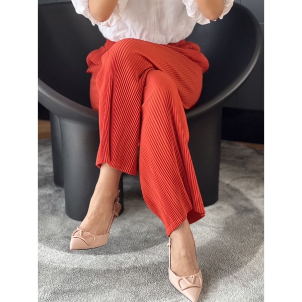 Kulot Plisket / Celana Kulot Plisket Lidi / Pleated Pants / 09