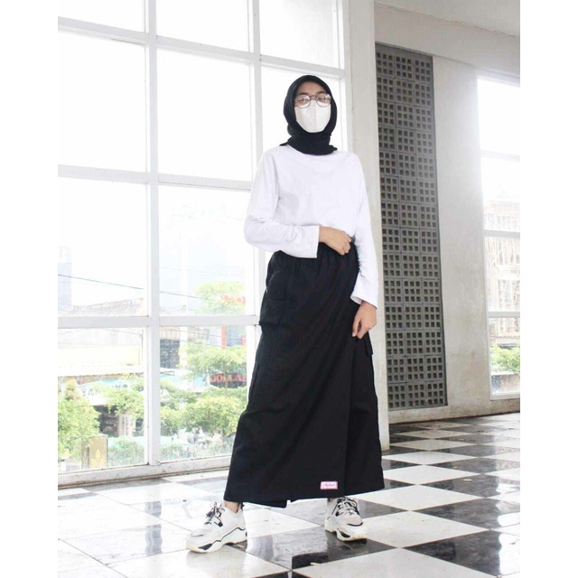 Rokcel Olahraga wanita muslimah/Rok celana wanita/Rok celana panjang Jumbo XXL/rok celana Olahraga