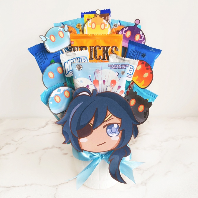 

Hampers Snack Paket Gift Box Kado Ultah Character Kaeya GI