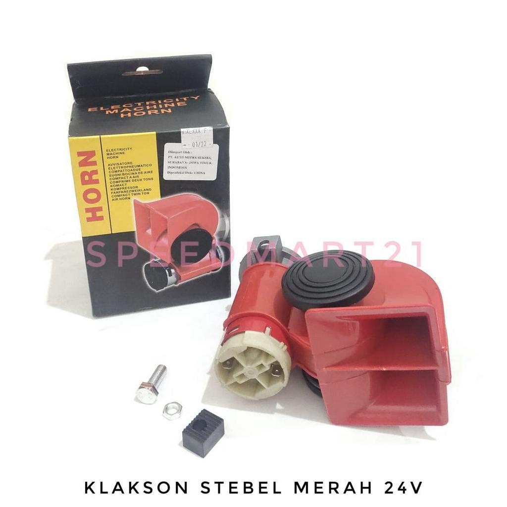 KLAKSON/HORN STEBEL MERAH 24V