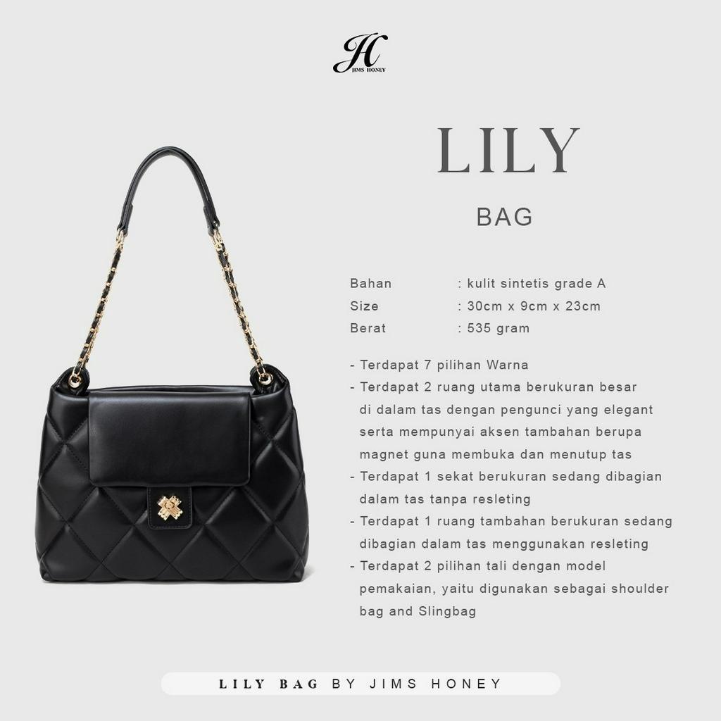 Promo Payday Super Sale Jims Honey - LILY BAG - Tas Selempang Wanita Tali Rantai