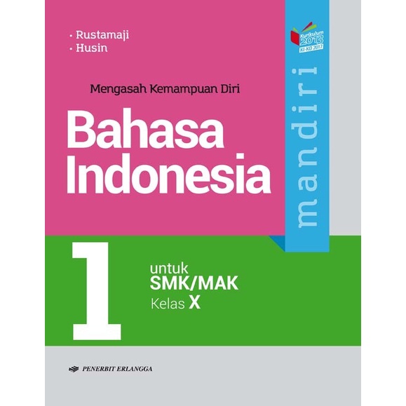 MANDIRI BAHASA INDONESIA SMK KELAS 10 11 12 ORIGINAL ERLANGGA