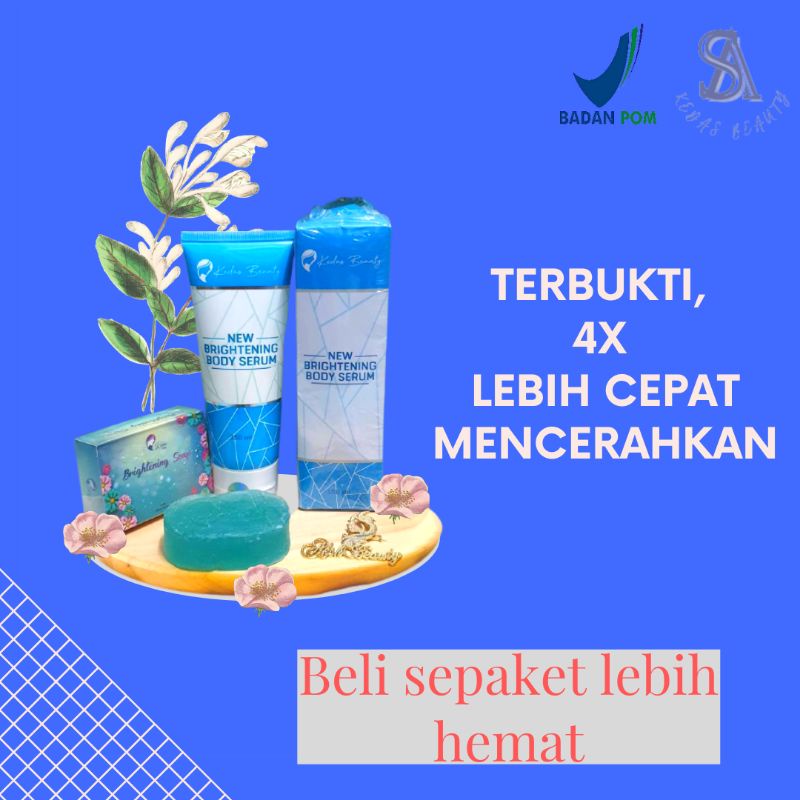 KEDAS BEAUTY Pemutih Badan Pemutih Wajah Bpom Asli Original Sepaket