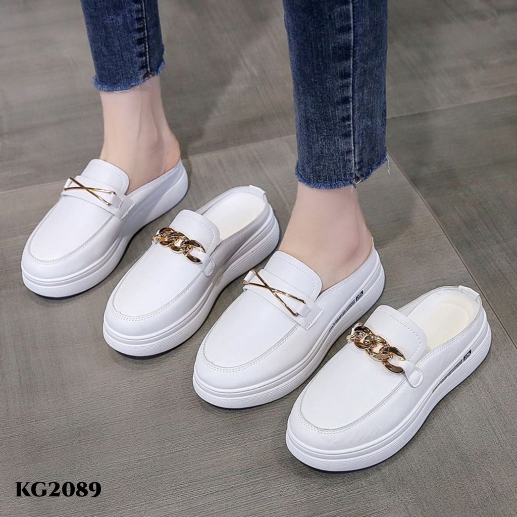 RESTOCK WYN SNEAKERS HIGH SOLE SELOP FASHION KOREA GOOD QUALITY KG2089