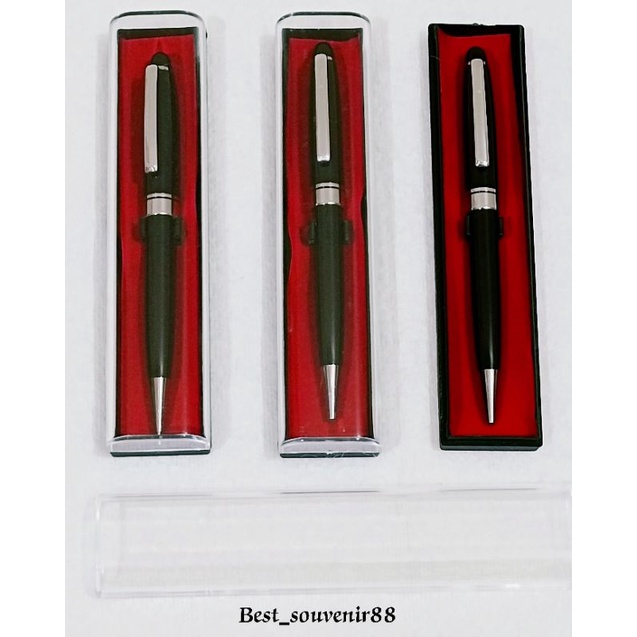

BP 164/Pulpen Exclusif/Pen Metal/Pulpen+Box Merah/Ballpoint/Pulpen stainless model putar/Pulpen souvenir/Pulpen besi polos/Pulpen stainless puter