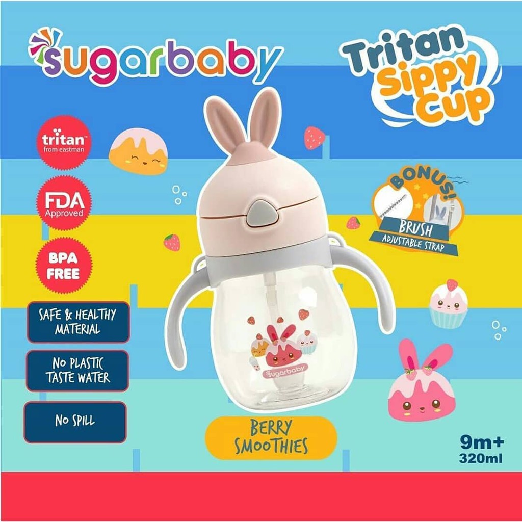 SUGAR BABY TRITAN SIPPY CUP 270ML / BOTOL MINUM ANAK
