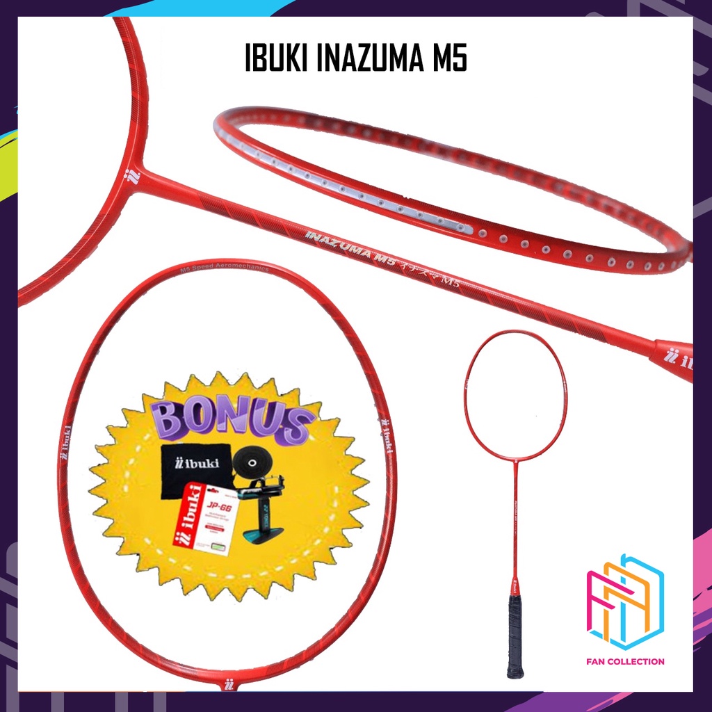 IBUKI INAZUMA M5 / Raket Ibuki Raket Badminton Original