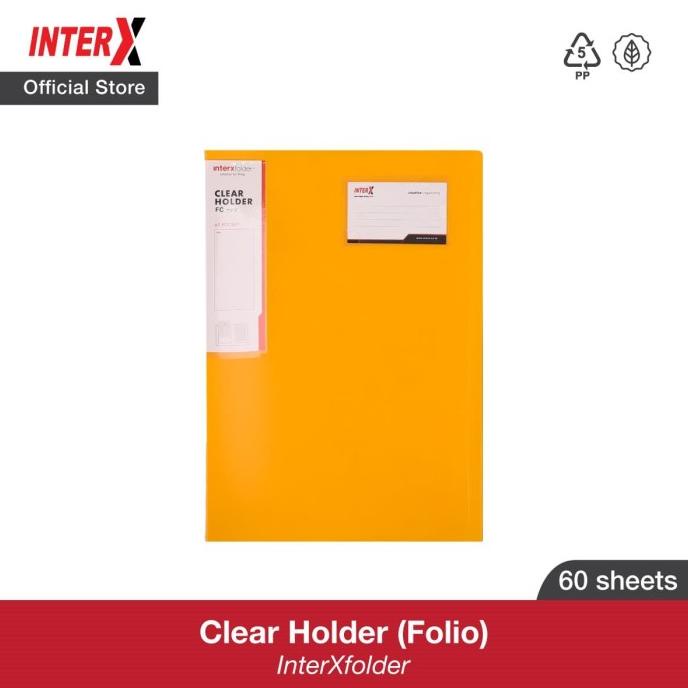

BISA BAYAR DITEMPAT InterX Clear Holder FC 60 Pcs TERBATAS Kode 1143