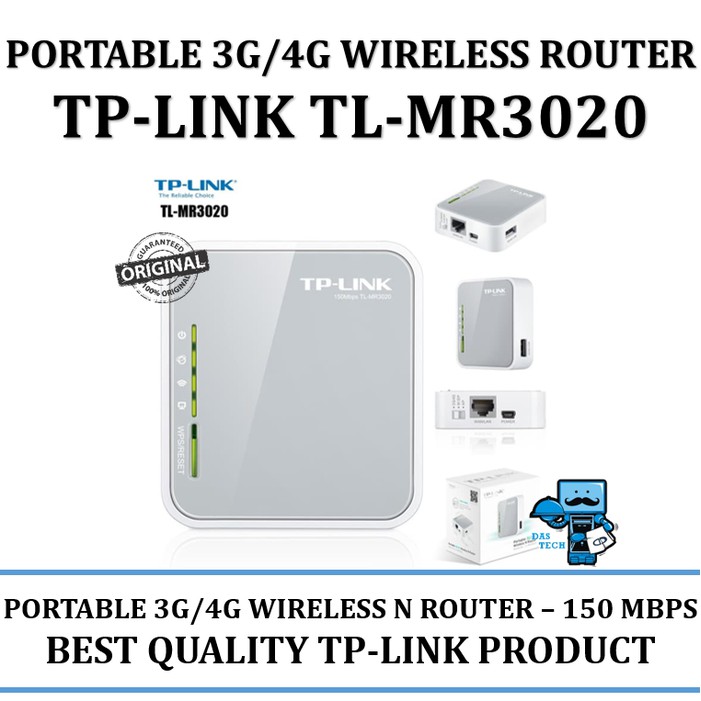 Router TP-LINK MR 3020 Wireless