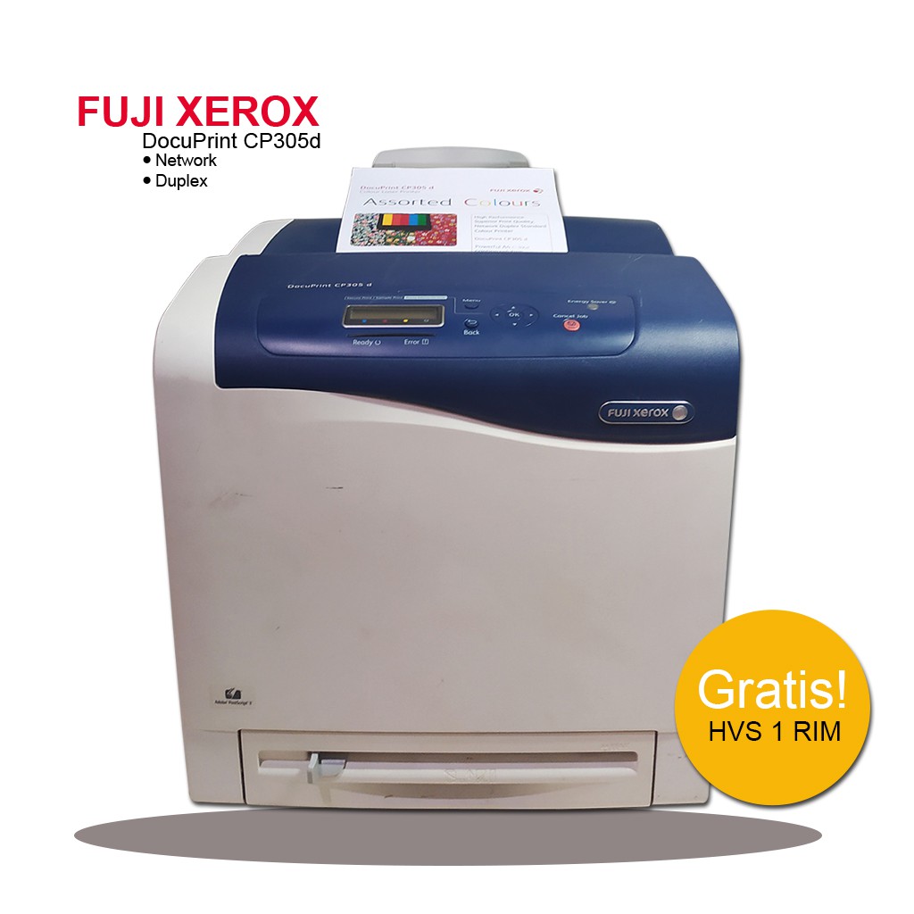 Printer Fuji Xerox Docuprint CP305d | Printer warna A4 Gratis HVS 1Rim