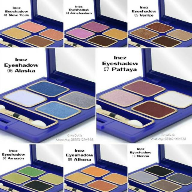 eyeshadow Inez Cosmetics