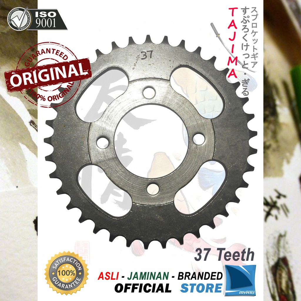 Gigi Tarik 28T ~ 39T HONDA Supra, Supra Fit Lama Gir Belakang - Rear Sprocket Gear TAJIMA