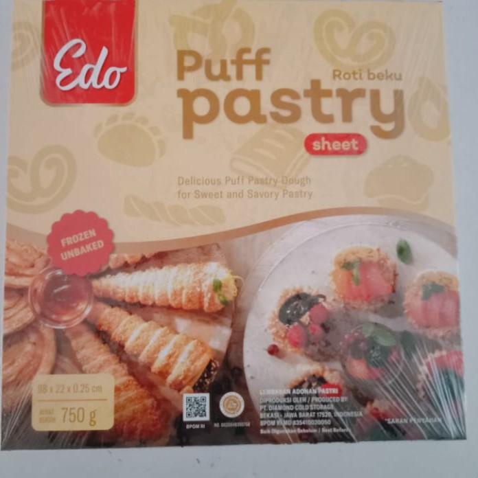 

Puff Pastry Sheet Edo 750 Gr Bahan Kue