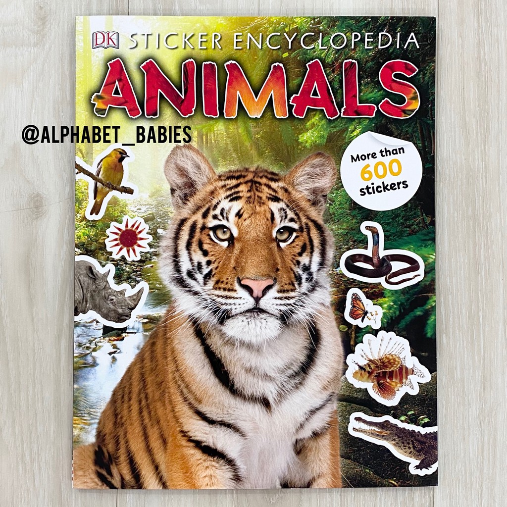 

DK Sticker Encyclopedia Animals (more than 600 stickers)
