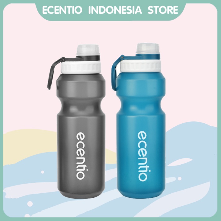 ecentio botol air plastik 750/500ml Botol Minum Tempat Penyimpanan Air Anak Unik Water Bottle Drink Murah