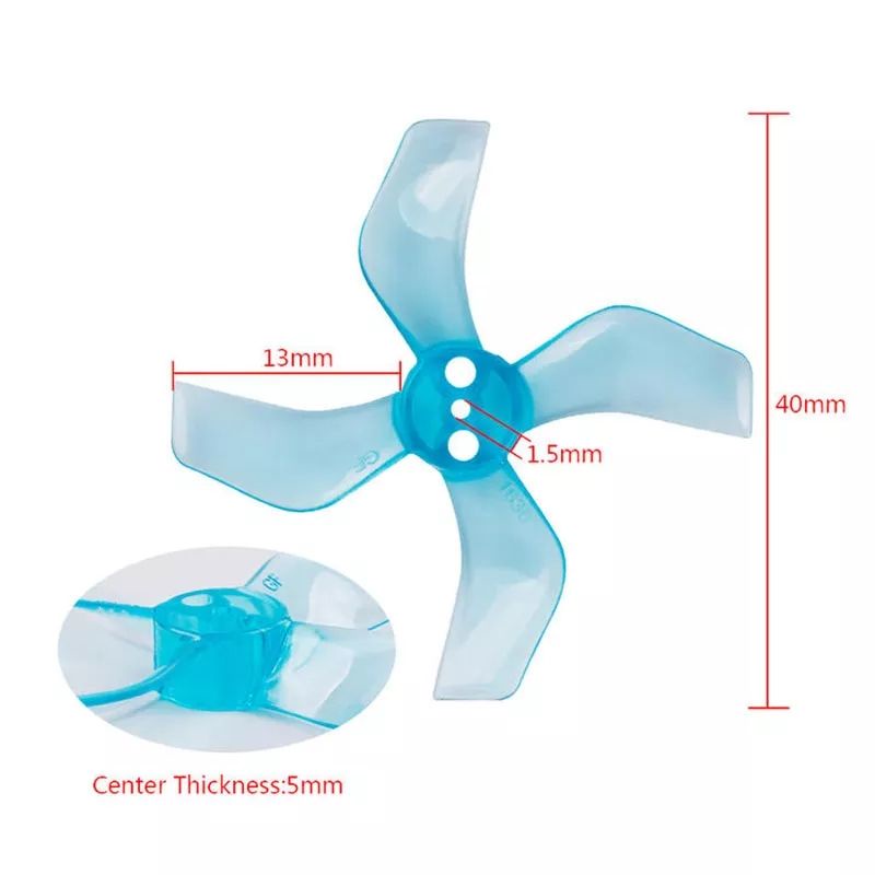 Baling-baling Gemfan 1636 4 Blade 1.5mm