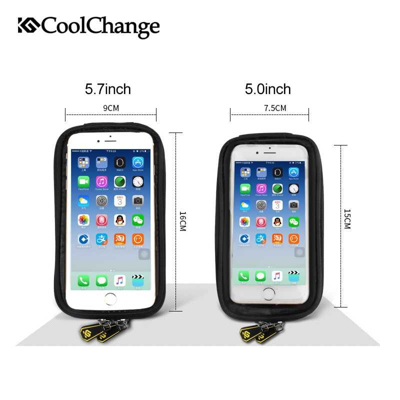 CoolChange Tas Sepeda Double Bag Smartphone - 12009N