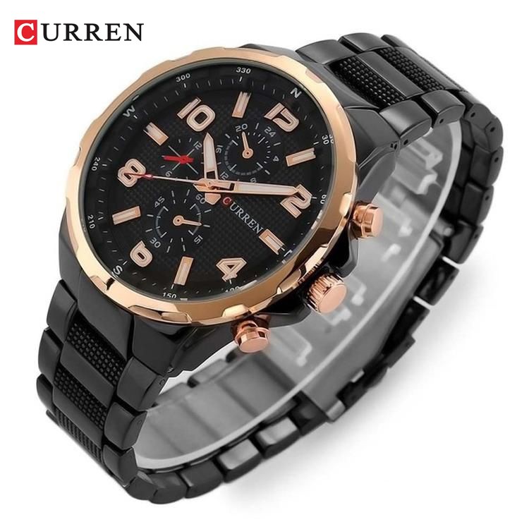 CURREN 8276 Jam Tangan Pria Analog Stainless Steel Chronograph Tidak Aktif WATCHKITE WKOS