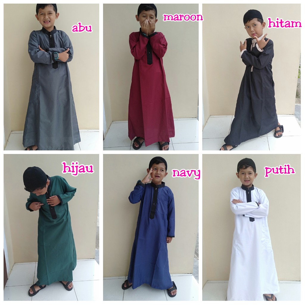 JUBAH ANAK LAKI LAKI / JUBAH ANAK / JUBAH ANAK MURAH / JUBAH KATUN / JUBAH ANAK LAKI